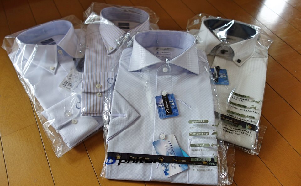 アイロン要らずのワイシャツ