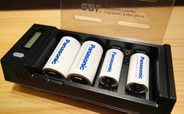 単1、単2対応 EBL 充電池急速専用充電器